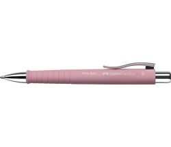 Kuličkové pero Poly Ball XB, růžová, 0,5 mm, stiskací mechanismus, FABER-CASTELL