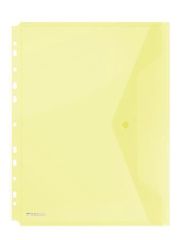 Donau  Spisové desky, s drukem, s děrováním, žlutá, A4, PP, DONAU