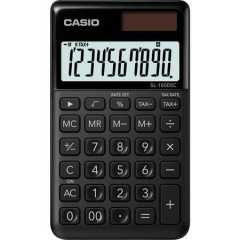 Casio  Kalkulačka kapesní SL 1000, černá, 10místný displej, CASIO SL 1000 SC BK