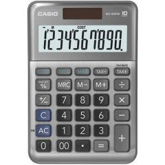 Casio  Kalkulačka MS-100 FM, šedá, stolní, 10 číslic, CASIO
