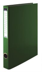 VICTORIA  Pořadač dvoukroužkový, zelený, 35 mm, A4, PP/karton, VICTORIA