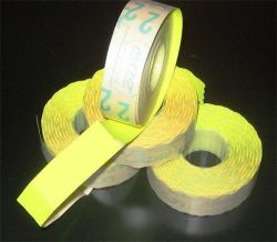 METO  Cenové etikety, 19x16 mm, METO, žluté ,balení 5 ks