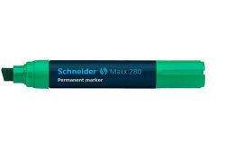 SCHNEIDER  Permanentní popisovač Maxx 280, zelená, 4-12mm, klínový hrot, SCHNEIDER