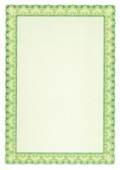 Papír s motivem Diplom, zelená, A4, 115g, APLI ,balení 70 ks