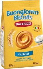 Sušenky Ciambelle“, smetanové, 350 g, BALOCCO 23751