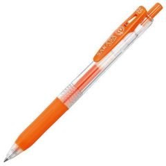 Gelové pero Sarasa Clip, červeno-oranžová, 0,33 mm, stiskací mechanismus, ZEBRA 35133