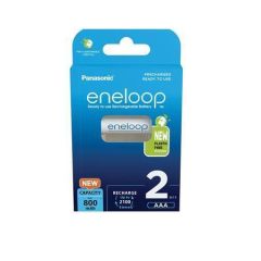 Dobíjecí baterie Eneloop, AAA, 2 x 800 mAh Ni-MH, PANASONIC