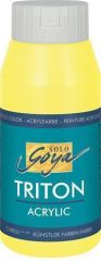 KREUL  Akrylová barva TRITON SOLO GOYA, citónová, 750 ml, KREUL