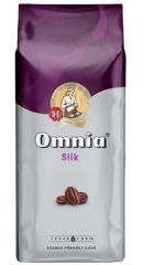 Káva Omnia Silk, pražená, zrnková, vakuově balené, 1000 g, DOUWE EGBERTS 14010008