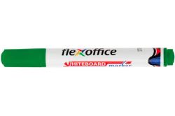 FLEXOFFICE  Popisovač na bílou tabuli WB03, zelená, 2,5 mm, kuželový hrot, FLEXOFFICE