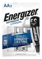 ENERGIZER  Baterie, AA (tužková), 2 ks, lithiová, ENERGIZER Ultimate Lithium
