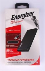 ENERGIZER  Power banka MAX Power, 2x USB-A, 10000 mAh, 10,5W, ENERGIZER UE10060