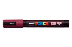 Akrylový popisovač Posca PC-5M, vínově červená, 1,8-2,5 mm, UNI 2UPC5MFP