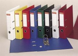 ESSELTE  Pákový pořadač Standard, ochranné spodní kování, fialová, 75 mm, A4, PP, ESSELTE