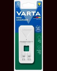 VARTA  Nabíječka baterií Mini, AA/AAA, bez baterií, VARTA 57656101401