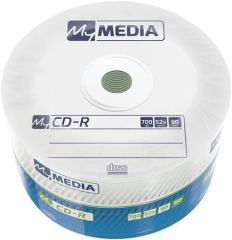 MYMEDIA  CD-R, 700 MB, 52 x, 50 ks, shrink, MYMEDIA 69201 ,balení 50 ks