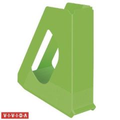 Stojan na časopisy Europost, Vivida zelená, 68 mm, plast, ESSELTE