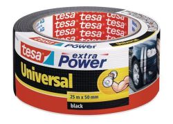 TESA  Textilní páska extra Power 56388, černá, 50 mm x 25 m, univerzální, TESA