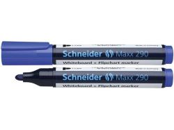 Popisovač na bílou tabuli a flipchart Maxx 290, modrá, 1-3mm, kuželový hrot, SCHNEIDER