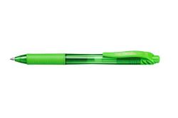 Pentel  Gelové pero EnerGelX BL107, světle zelená, 0,35 mm, s víčkem, PENTEL BL107-KX
