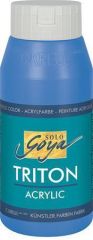 KREUL  Akrylová barva TRITON SOLO GOYA, primární modrá, 750 ml, KREUL