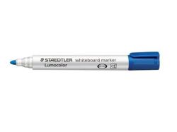 Popisovač na bílou tabuli Lumocolor 351, modrá, kuželový hrot, 2mm, STAEDTLER