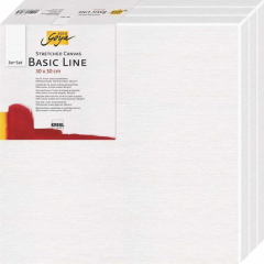 Malířské plátno Basic Line 30 x 30 cm, sada 3ks, KREUL ,balení 3 ks