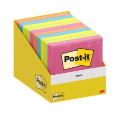 3M POSTIT  Samolepicí bloček, mix barev, 76 x 76 mm, 100 listů, 3M POSTIT 7100317840