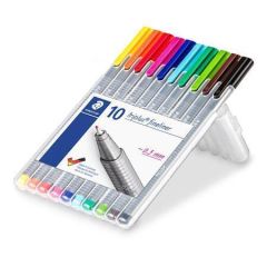 Liner Triplus 334 Box sada, 10 barev, 0,3mm, STAEDTLER