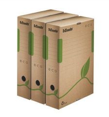 ESSELTE  Archivační krabice Eco, přírodní hnědá, 80 mm, A4, ESSELTE