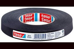 Lepicí páska Extra Power 57230, černá, zpevněná textilem, 19 mm x 50 m, TESA