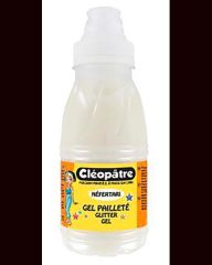 CLEOPATRE  Třpytivý gel 250 ml NEON Bílá, CLEOPATRE