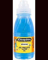 CLEOPATRE  Třpytivý gel 250 ml NEON Modrá, CLEOPATRE
