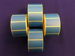 NO NAME  Label, thermo, 25×45 mm, 1000 label/roll, blue