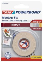 TESA  Lepicí páska Powerbond 55740, oboustranná, pro interiér, 19 mm x 1,5m, TESA