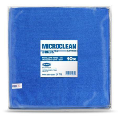 BONUS  Utěrka MicroCLEAN, modrá, univerzální, 10 ks, 32 x 32 cm, BONUS B319 ,balení 10 ks