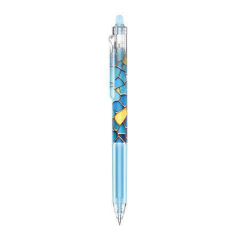 Gelové pero Mazzic, modrá, 0,25 mm, stiskací mechanismus, vymazatelný, FLEXOFFICE OW-4156