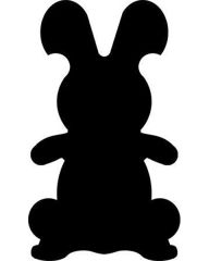 Ozdobná děrovačka, 25 mm, králík