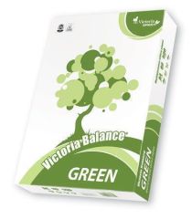 VICTORIA PAPER  Xerografický papír, recyklovaný, A4, 80g, Balance Green VICTORIA ,balení 500 ks