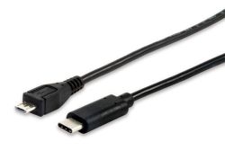 EQUIP  Převodní kabel, USB-C-USB MicroB 2.0, 1m, EQUIP 12888407
