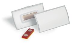 Durable  Jmenovka s magnetem Click fold, 75 x 40 mm, DURABLE 825919 ,balení 10 ks
