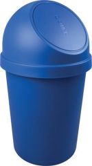 HELIT  Výklopný odpadkový koš, modrá, 45 l, plast, HELIT H2401334 ,balení 2 ks