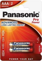 Panasonic  Baterie Pro power, AAA 2 ks, PANASONIC