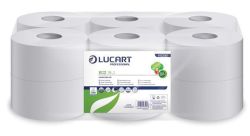 LUCART  Toaletní papír Eco, bílý, 120 m, průměr 19 cm, 2 vrstvý, LUCART  ,balení 12 ks