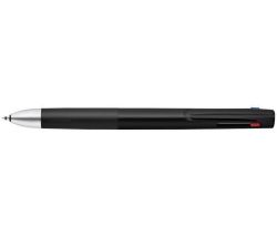 Kuličkové pero Blen 3C, černá, 0,24 mm, stiskací mechanismus, 3-barevné, ZEBRA 53131