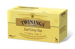 TWININGS  Čaj, černý, 25x2 g, TWININGS Earl grey