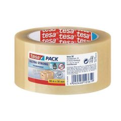 Balicí páska Ultra Strong 57176, průhledná, 50 mm x 66 m, TESA ,balení 6 ks
