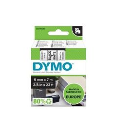 dymo  Páska, 9 mm x 7 m, DYMO D1, bílá-černá