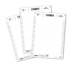 Etikety, bílá, 60 x 90 mm, DURABLE 145602 ,balení 160 ks