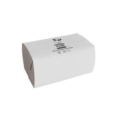 Toaletní papír, bílá, bambusový, 2-vrstvý, skládaný, 36x 150 útržků, CHEEKY PANDA TOILTB2BBULK36